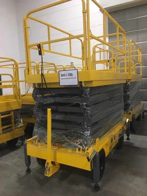 4-20m Mobile Manual Pushing Platform Lift Table