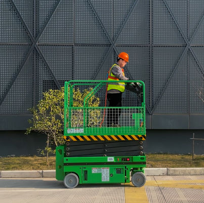 5.8M PLATFORM HEIGHT 230KG LOAD FULL ELECTRIC SCISSOR LIFT WITH EXTENSION PLATFORM