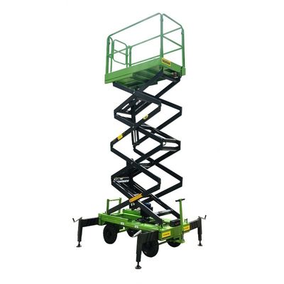 12 Meters Mobile Scissor Lift Hydraulic X Lift Platform For Work At Height