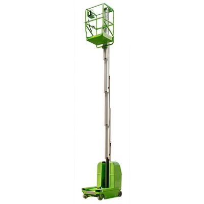 Self-propelled Aerial Work Platform Safety Vertical Lift Table With 2 Masts 7.5 Meters