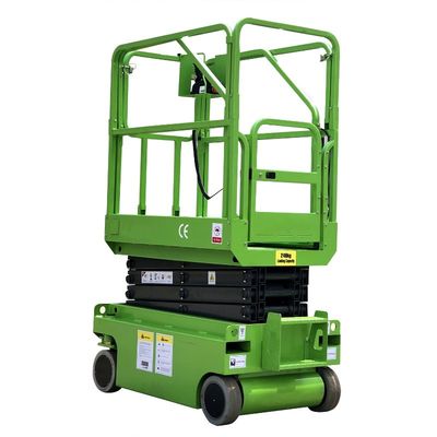 MX390S Mobile Scissor Lift Platform Hydraulic Turning Wheels Type With CE