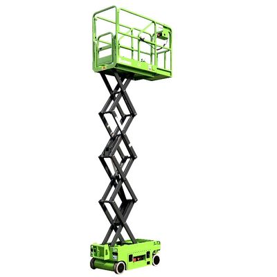 MX390S Mobile Scissor Lift Platform Hydraulic Turning Wheels Type With CE