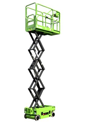 Mini Model Self Propelled Scissor Type Lifter With Small Wheels , Small Scissors Lift