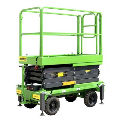 11 Meters Mobile Scissor Lift 500Kg Loading Capacity For Work At Height