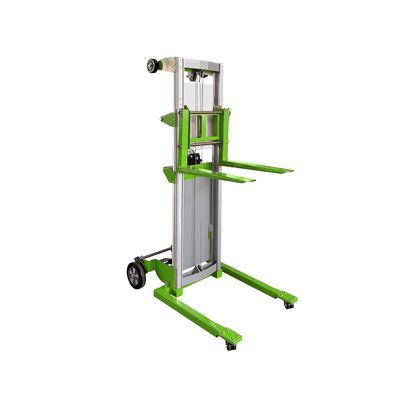 Manual Material Lift Portable Hand Winch Lifter Stacker Manual Lift