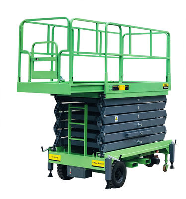 12M Mobile Scissor Lift With Pulling Device