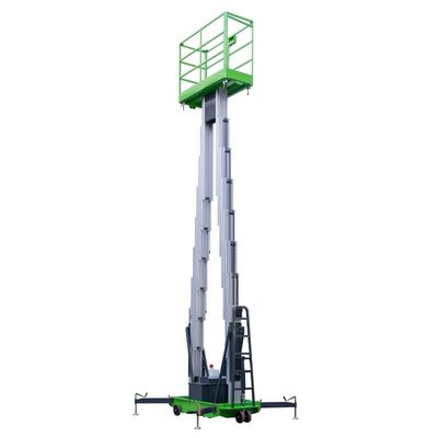 10 Meters Height Aerial Work Platform Double Mast Hydraulic Vertical Lift Table