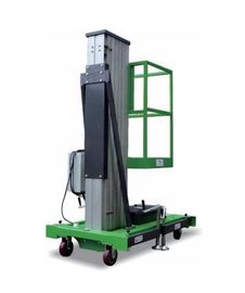 6m Hydraulic Lift Platform Single Mast Aluminum Aerial Work Platform Vertical Lift