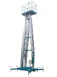 Explosion Proof 300Kg Loading Capacity Hydraulic Lift Aerial Work Platform 10m height Triple Mast
