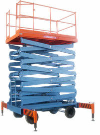 Lifting Height 16m Hydraulic Mobile Scissor Lift with 300Kg Loading Weight