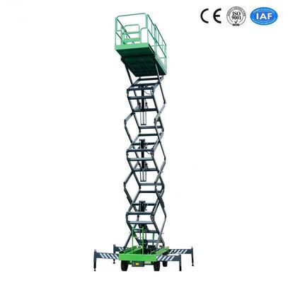 500Kg Loading Capacity Hydraulic Lift Platform 12m Height Mobile Scissor Elevating Lift