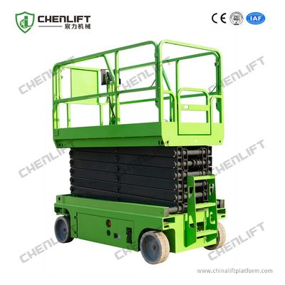 10m Working Height Hydraulic Self Propelled Scissor Lift with Extension Platform