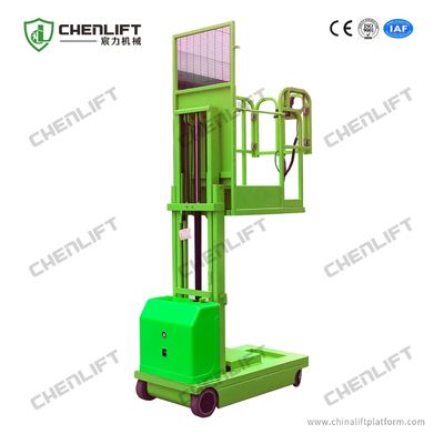 4m 300kg Fully Electric Hydraulic Order Picker With CE Certified