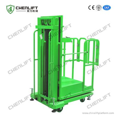 Aerial 0.2 t Load Semi Electric Order Picker With Lifting Height 4500mm