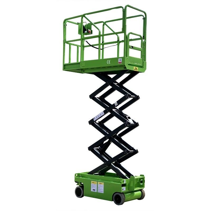 MINI Self Propelled Scissor Lift Hydraulic Turning Wheel Aerial Work Platform
