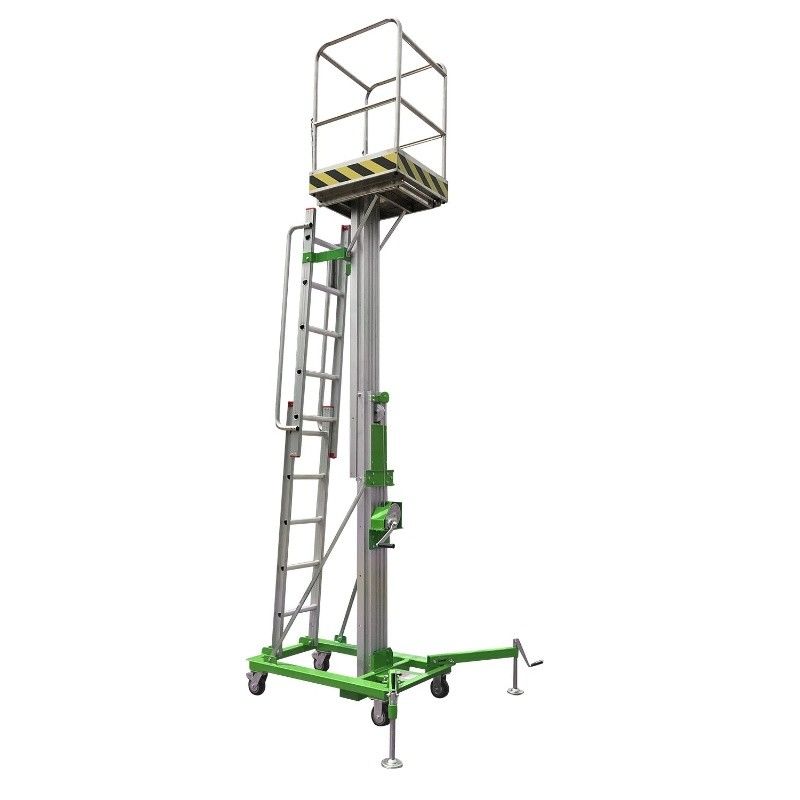 Manual Winch Elevating Lift Elevating Work Platform